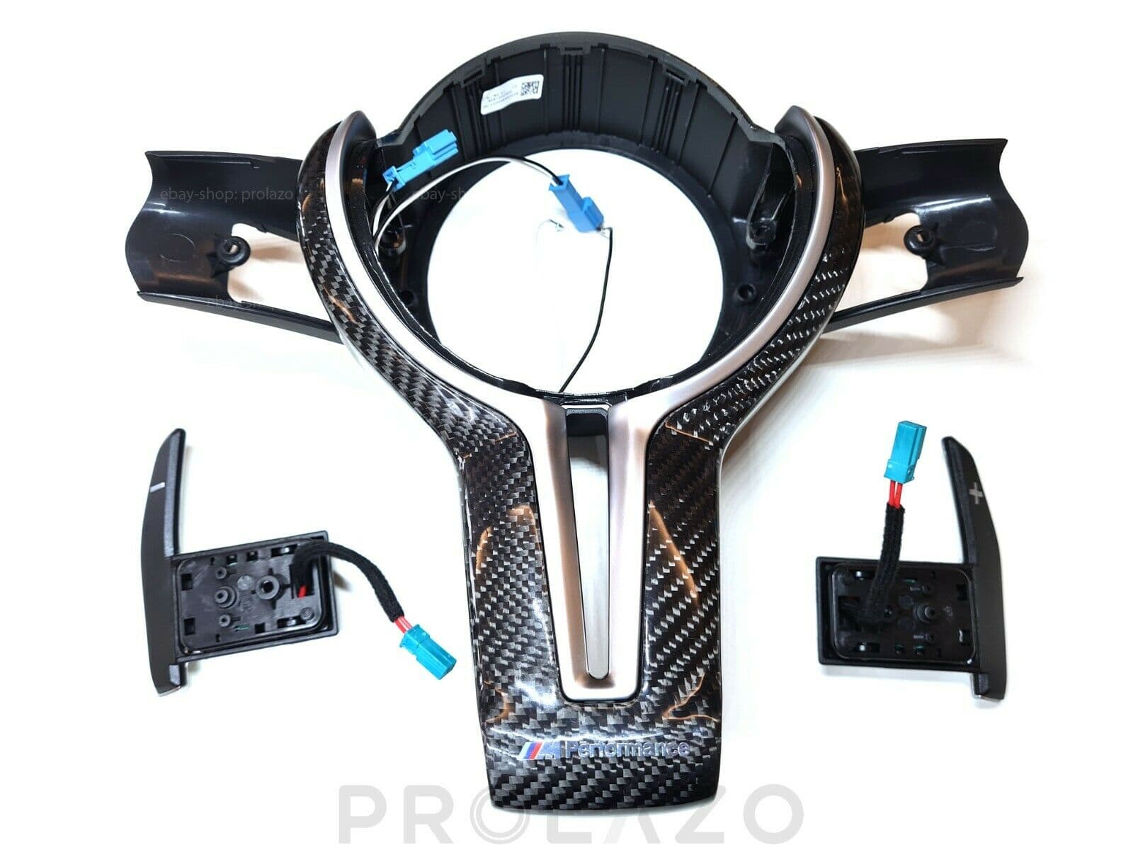 BMW LCI M3 sport steering wheel PADDLES retrofit kit F30 F20 F32 F34 CARBON
