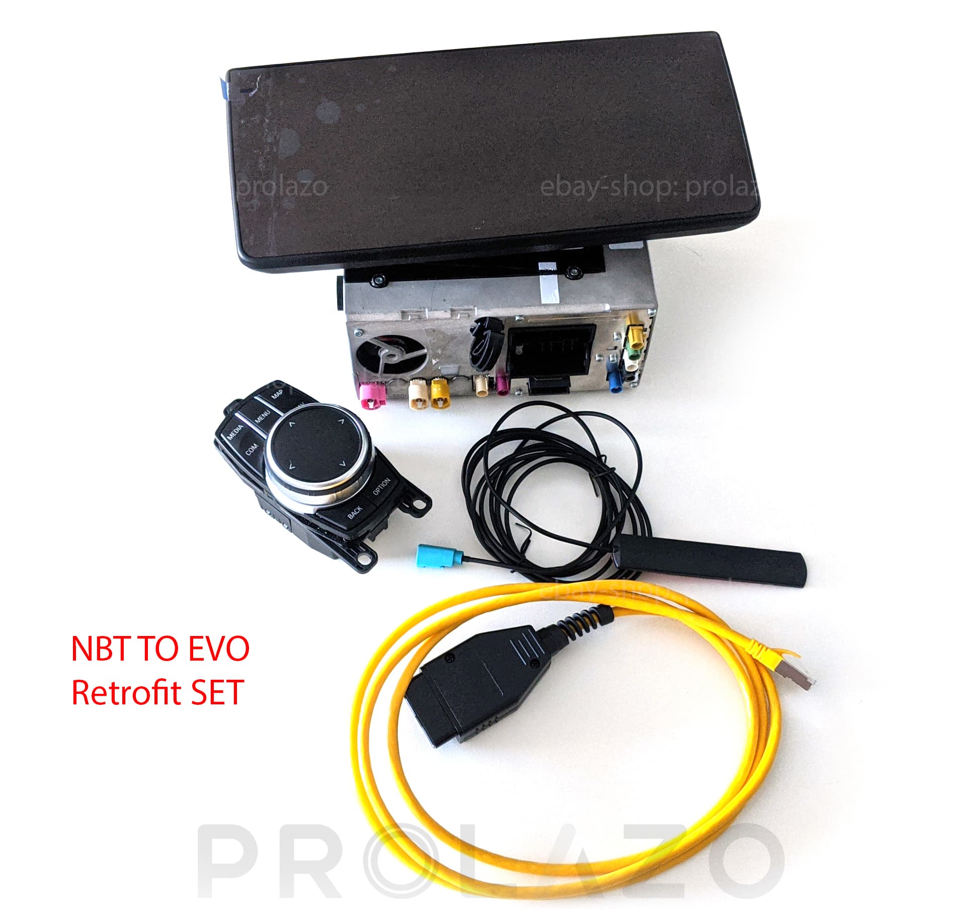 BMW NBTEVO headunit + BIG display with Carplay (activated), everything included