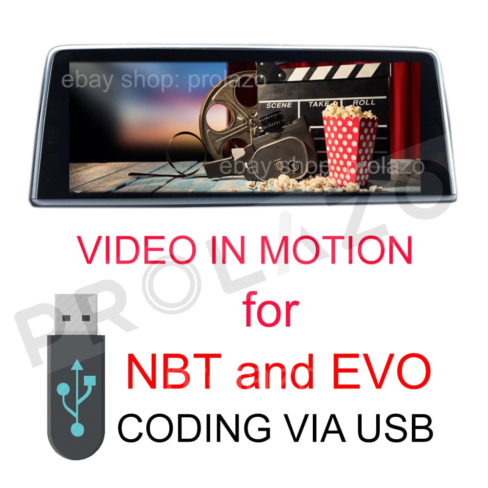 Video In Motion (VIM) for BMW NBT, EVO, MGU headunits